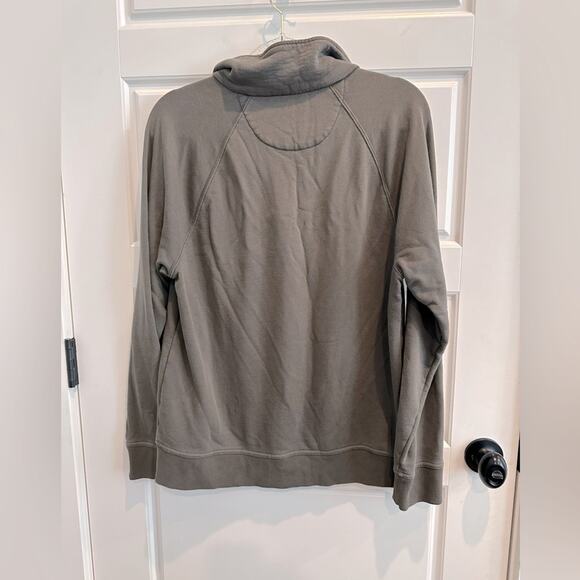 Vince Men's Quarter Zip French Terry Cotton Pullover Sweatshirt - Picture 7 of 9